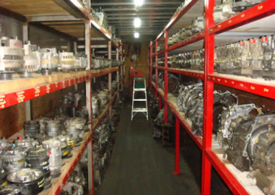 Auto-parts on the shelf ready to have your car fixed with