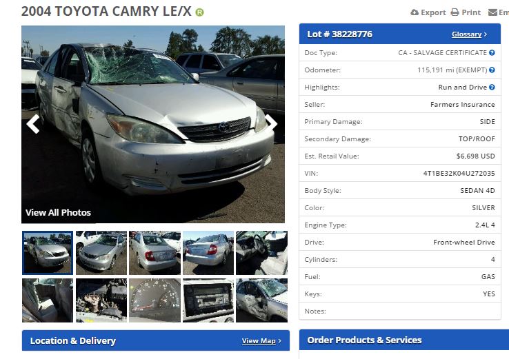 14 TOYOTA CAMRY